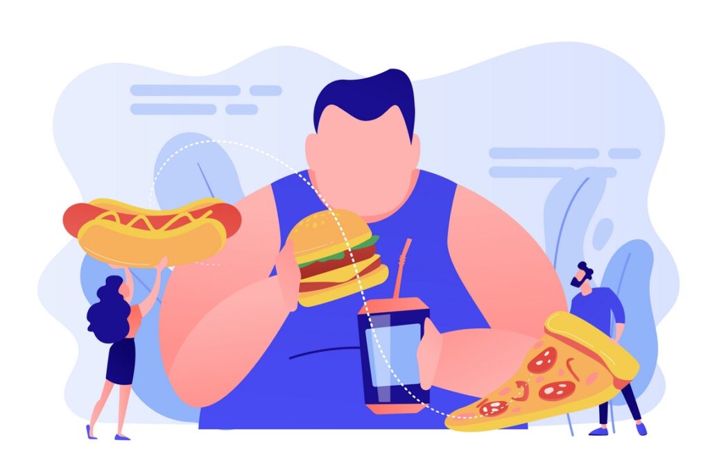 मोटापे के कारण (Causes of obesity) सिर्फ ज्यादा खाने से ही नहीं बढ़ता वजन